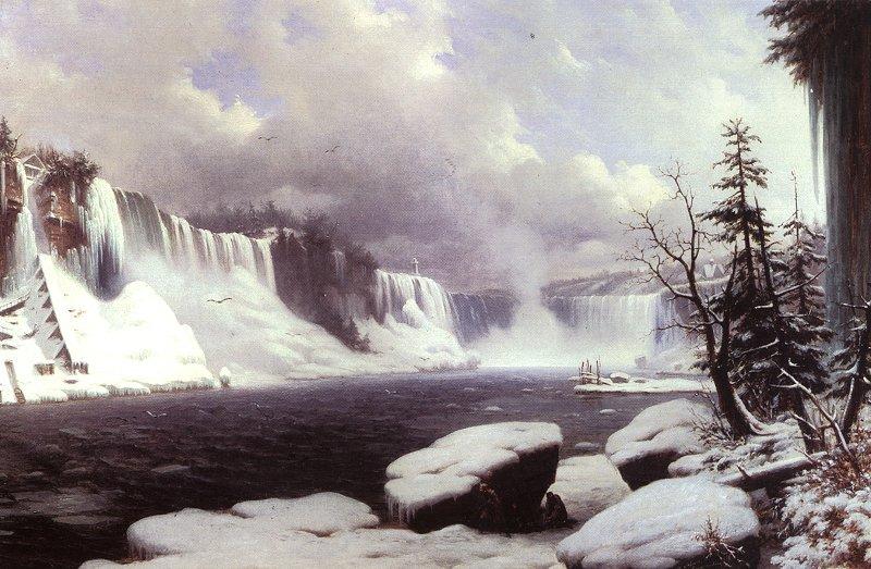 Hyppolyte Victor Sebron Winter at Niagara Falls